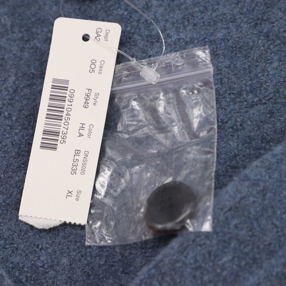 NWT J.CREW Stretch Bouclé Cardigan Sweater in Heather Lagoon Blue Boucle Size XL - Picture 9 of 10